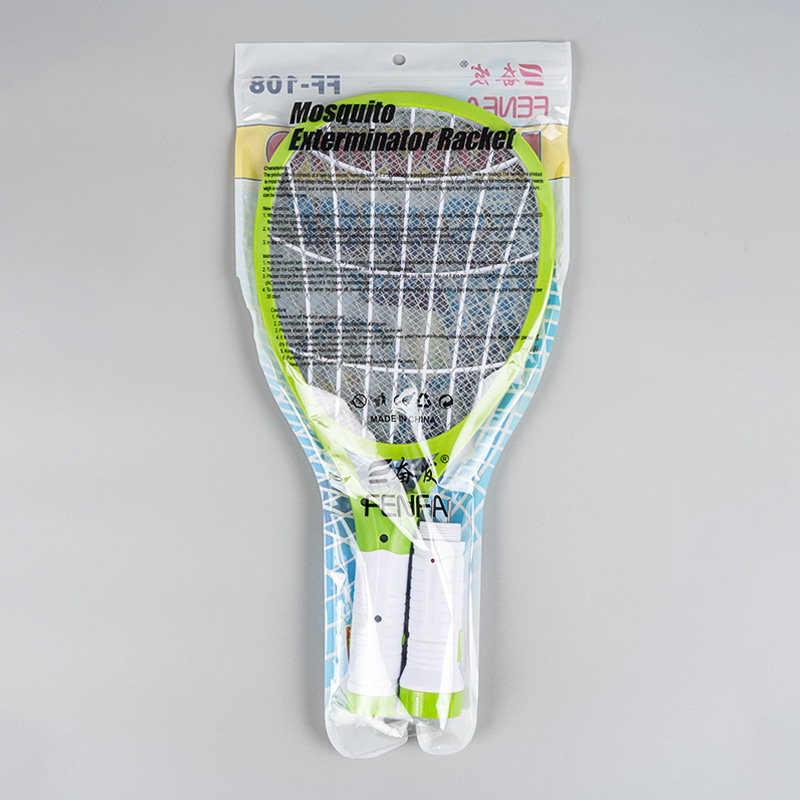 FF-108 取り外し可能な懐中電灯 LED 鉛酸バッテリー 250mAh プラグ付き電気蚊たたき FF-108 取り外し可能な懐中電灯 LED 鉛酸バッテリー 250mAh プラグ付き電気蚊たたき