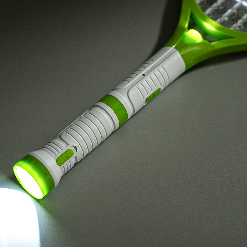 FF-108 取り外し可能な懐中電灯 LED 鉛酸バッテリー 250mAh プラグ付き電気蚊たたき FF-108 取り外し可能な懐中電灯 LED 鉛酸バッテリー 250mAh プラグ付き電気蚊たたき
